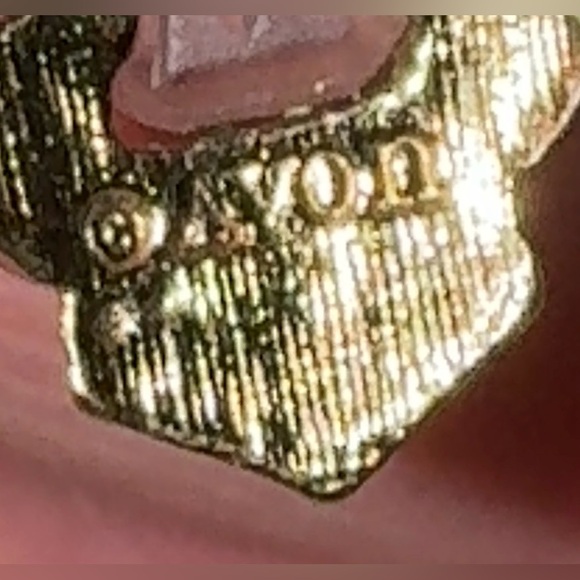 Avon Frostlights Frostlight Ring sz 5.5 w adjuster pink camphor vintage costume - Picture 5 of 5